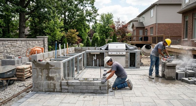 Outdoor Kitchen Installation in Summerville, SC