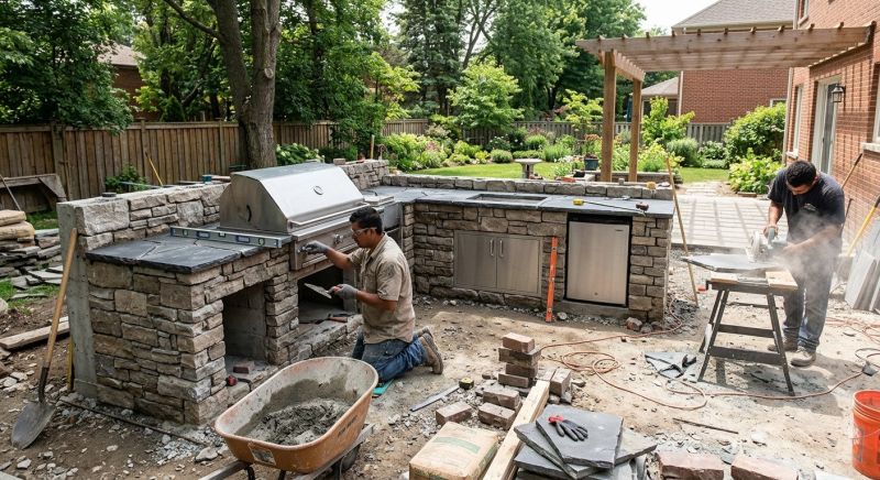 Outdoor Kitchen Renovation in Santa Rosa, CA