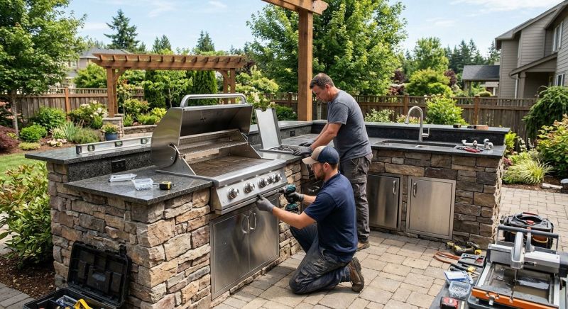 Outdoor Kitchen Renovation in Alpharetta, GA